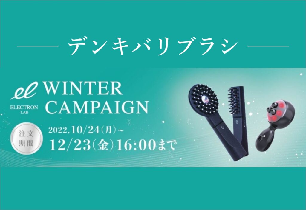 デンキバリブラシWINTERキャンペーン